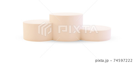 Podium mockup for award ceremony isolated on white Podium mockup for award ceremony isolated on white 74597222