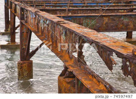 塩害　腐食　鉄骨　海辺 74597497