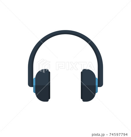 Headphones vector design illustration isolated on white background Headphones vector design illustration isolated on white background 74597794