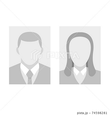 Id photo vector design illustration isolated on white background 74598281