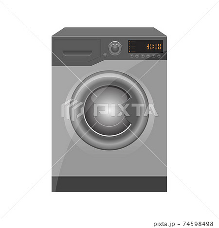 Washing machine vector design illustration isolated on white background Washing machine vector design illustration isolated on white background 74598498