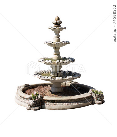 Vintage courtyard fountain 74598552
