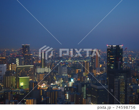 夜景　大阪 74598756