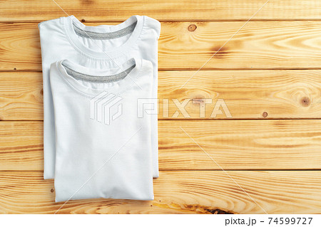 White color-t-shirt with copy space for your design White color-t-shirt with copy space for your design 74599727