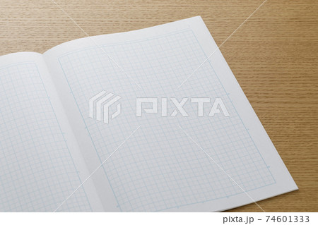 方眼ノートの写真素材