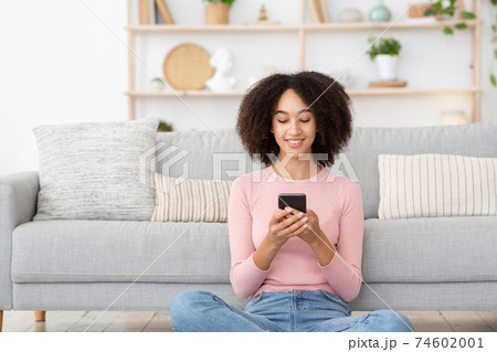 Online chat with friends, social networks and your favorite blog at home during lockdown 74602001