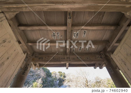 国分寺楼門　国分寺　楼門　寺　門　江戸時代 74602940