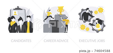 Career opportunity abstract concept vector illustrations. Career opportunity abstract concept vector illustrations. 74604588