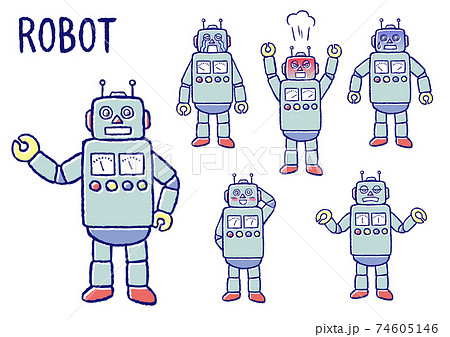 ロボット表情セット ロボット表情セット 74605146