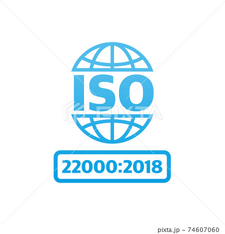 Iso icon, great design for any purposes. Product certification. Vector illustration. Iso icon, great design for any purposes. Product certification. Vector illustration. 74607060