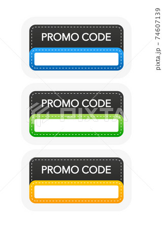 Modern cartoon template with different colors promo code. Minimal concept. Modern design. Vector illustration. Modern cartoon template with different colors promo code. Minimal concept. Modern design. Vector illustration. 74607139