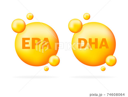 Shiny fish oil nutrition epa and dha for good health. 74608064