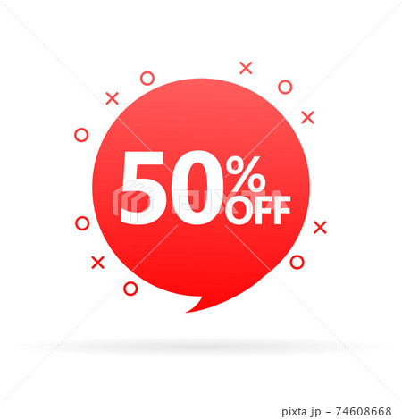 50 Off Discount Discount Offer Price のイラスト素材