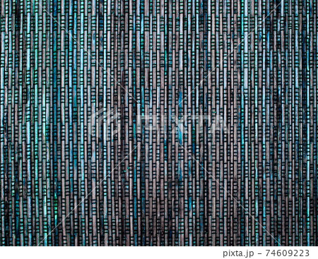 Wicker Straw Mat Background 74609223