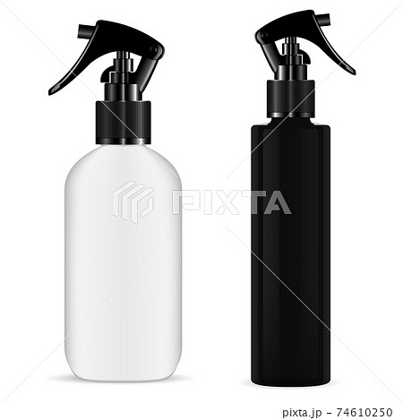 Spray bottle trigger. Cosmetic pistol sprayer box 74610250