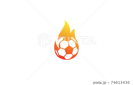 fire abstract with ball logo design vector icon symbol illustration fire abstract with ball logo design vector icon symbol illustration 74613430