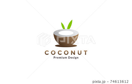 modern coconut fruit cut fresh logo design vector icon symbol illustration modern coconut fruit cut fresh logo design vector icon symbol illustration 74613612