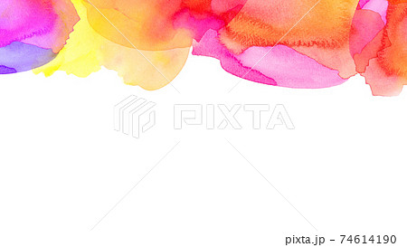 カラフルな水彩テクスチャの背景 複数のバリエーションがありますのイラスト素材