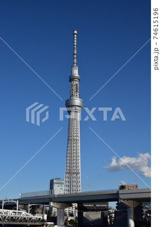 青天の東京スカイツリー 74615196