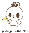 案内するうさぎ 74616905