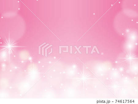 キラキラピンクの背景のイラスト素材