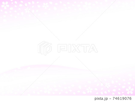 桜の背景イラストイメージ 74619076