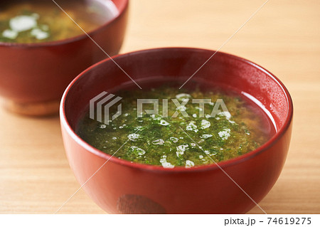 青のりの味噌汁 青のりの味噌汁 74619275