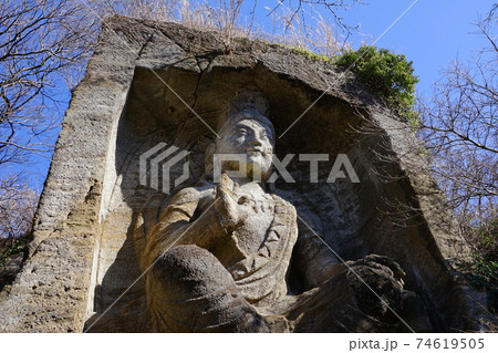 2月 横須賀239弥勒磨崖仏・鷹取山 2月 横須賀239弥勒磨崖仏・鷹取山 74619505