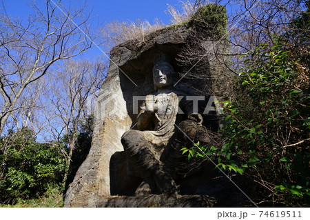 2月 横須賀233弥勒磨崖仏・鷹取山 2月 横須賀233弥勒磨崖仏・鷹取山 74619511
