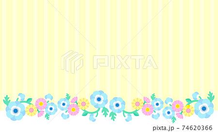 花柄背景素材 花柄背景素材 74620366