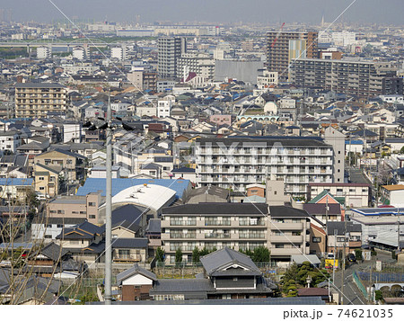 大阪の住宅密集地の風景 大阪の住宅密集地の風景 74621035