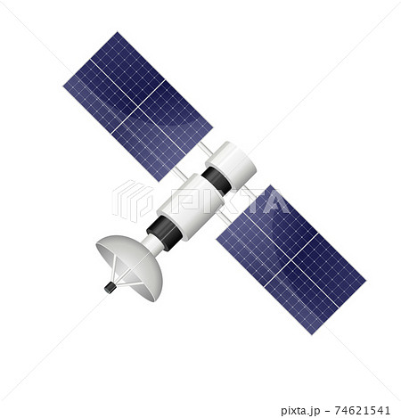 Satellite vector design illustration isolated on white background 74621541