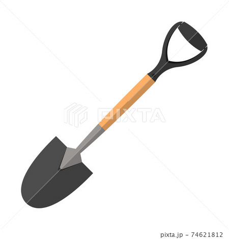 Shovel vector design illustration isolated on white background 74621812