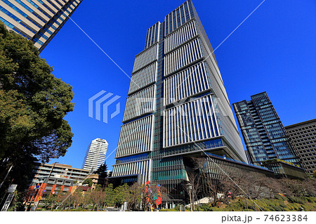 東京　赤坂の都市風景　赤坂見附 74623384