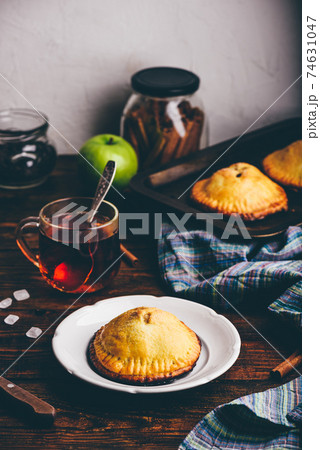 Homemade apple mini pies 74631047