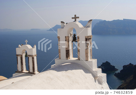 サントリーニ島の風景 74632859