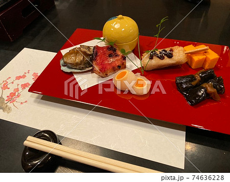 新年会の料理 新年会の料理 74636228