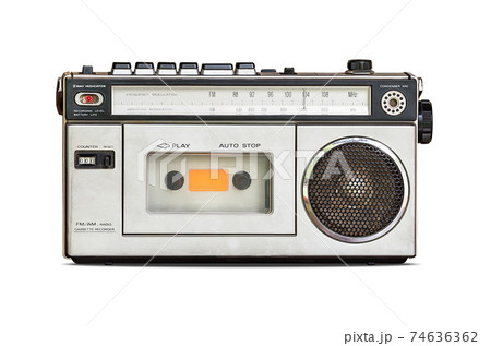 Retro radio isolated Retro radio isolated 74636362