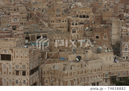 イエメンの世界遺産　サナア旧市街　 74638882