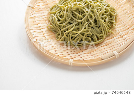 身体に良い日本食材茶蕎麦 74646548