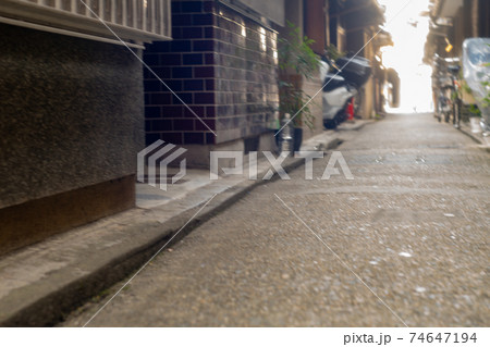 京都市東山区・中京区の路地を撮影 京都市東山区・中京区の路地を撮影 74647194