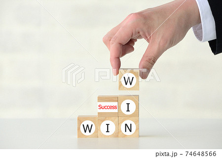 ビジネスイメージ―win-win 74648566