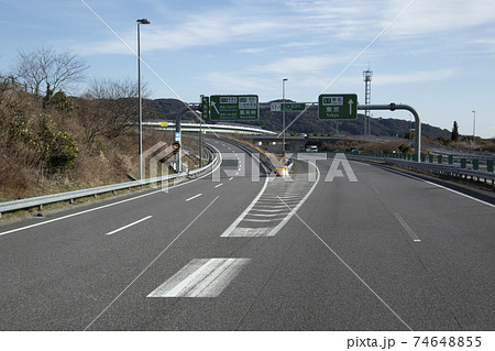 東名高速道路 三ヶ日ジャンクション 東京方面 東名高速道路 三ヶ日ジャンクション 東京方面 74648855