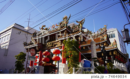 横浜中華街、関帝廟 74649034
