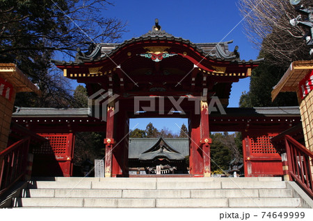 冬の秩父神社にて 74649999