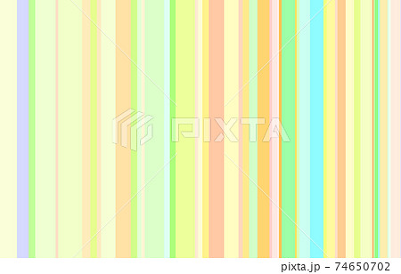 カラフルな可愛いパステルのストライプ背景のイラスト素材