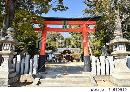 片岡神社 (奈良県北葛城郡王寺町) 片岡神社 (奈良県北葛城郡王寺町) 74650919