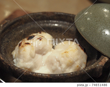 ふぐ白子の塩焼き 74651486
