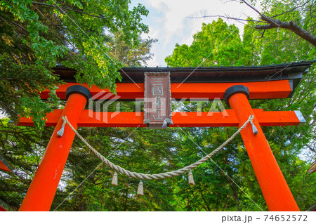 新倉富士浅間神社鳥居 74652572