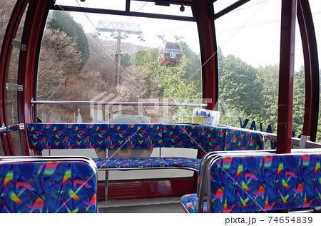 森の中のロープウェイ 74654839